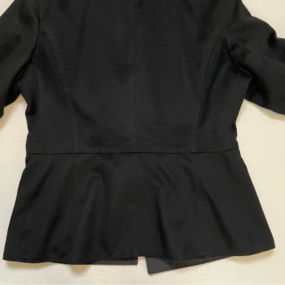 Max Mara Rainwear reversible black jacket sz 10